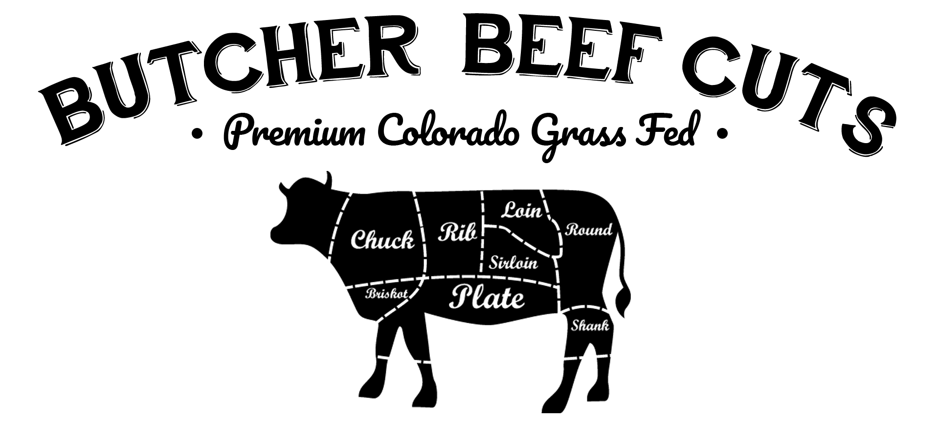 Butcher Beef Cuts: Grass Fed Colorado Beef